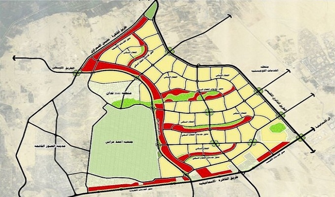 مخطط مدينة العبور الجديدة