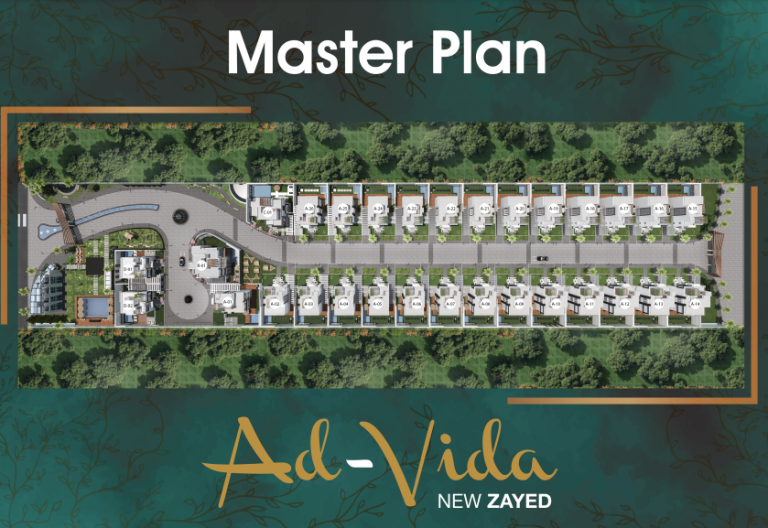 The design and area of the Ad-Vida compound New Zayed 