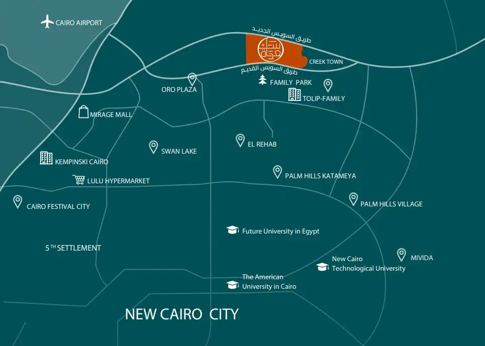 موقع سعادة القاهرة الجديدة