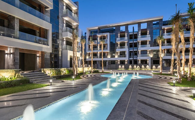 كمبوند الباتيو الزهراء الشيخ زايد مخطط الكمبوند والتصميم العام