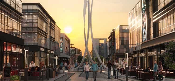 أهم مشاريع الجولدن سكوير التجمع الخامس مول ايست ماين