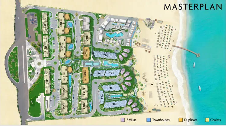 قرية بوهو العين السخنة تصميم منتجع بوهو العين السخنة