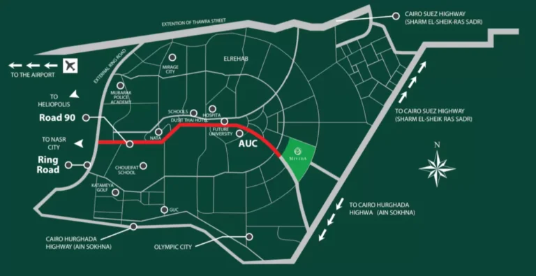 أهم مشاريع الجولدن سكوير التجمع الخامس خريطة الجولدن سكوير التجمع الخامس