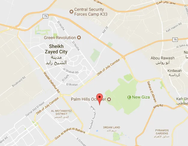 كمبوند بالم هيلز الشيخ زايد موقع كمبوند بالم هيلز الشيخ زايد