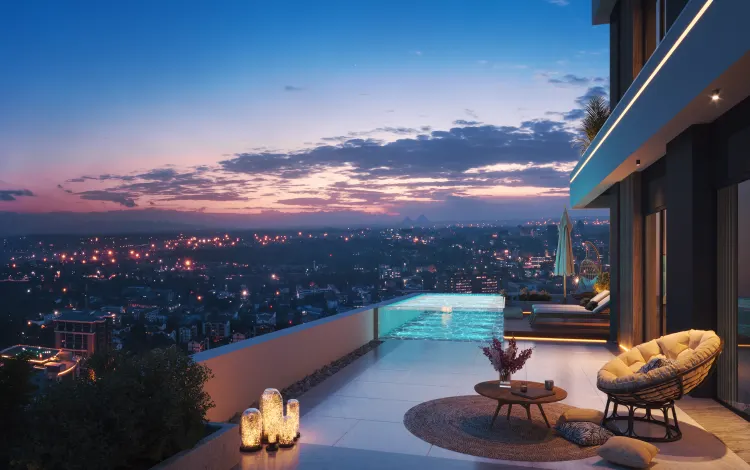 مساحة وتصميم كمبوند لاكولينا الشيخ زايد