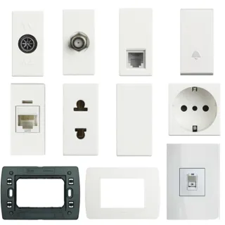 مستلزمات تشطيب الكهرباء للشقة وأكسسوارات المنازل الحديثة