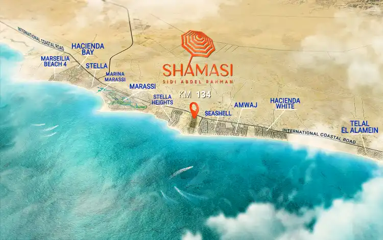 قرية شماسي الساحل الشمالي | أيقونة سيدي عبد الرحمن من شركة سيراك قرية شماسي الساحل الشمالي | أيقونة سيدي عبد الرحمن من شركة سيراك