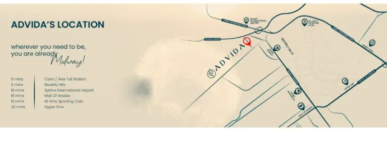 كمبوند ادفيدا زايد الجديدة موقع كمبوند ادفيدا زايد الجديدة