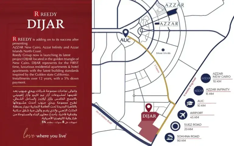 كمبوند ديجار القاهرة الجديدة موقع كمبوند ديجار التجمع الخامس