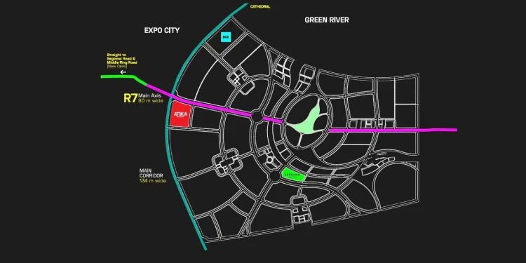 كمبوند اتيكا العاصمة الإدارية الجديدة موقع مشروع اتيكا بالعاصمة الادارية الجديدة
