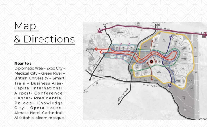 موقع كمبوند دي جويا العاصمة الإدارية الجديدة