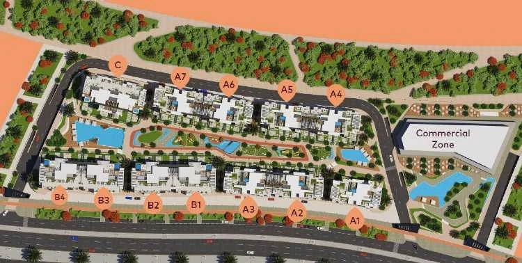 كمبوند سوانيو العاصمة الإدارية الجديدة تصميم كمبوند سوانيو Sueno Compound