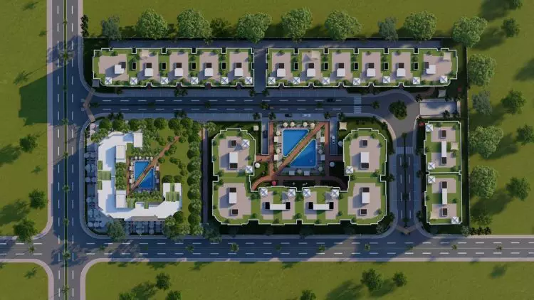 تصميم كمبوند روفان سيتي زايد