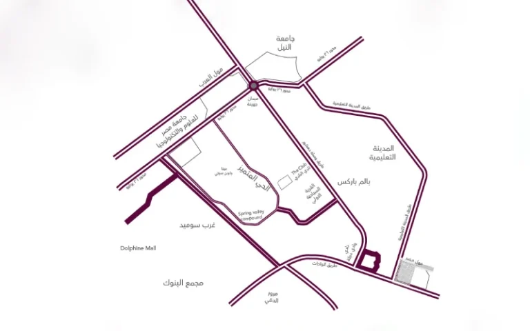 الأحياء الرئيسية في 6 أكتوبر الجديدة