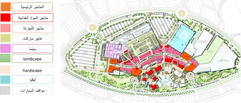 خريطة كايرو فيستيفال مول - دليل شامل للمستثمرين التجمع الخامس