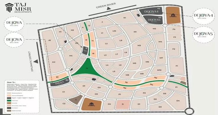 كمبوند دي جويا 4 العاصمة الإدارية موقع كمبوند دي جويا 4 العاصمة الإدارية