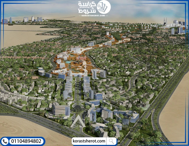 خريطة مشاريع المستقبل سيتي مراحل تطوير المستقبل سيتي