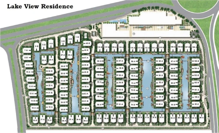 كمبوند ليك فيو ريزيدنس التجمع الخامس تصميم كمبوند ليك فيو ريزيدنس التجمع الخامس