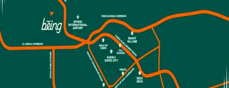 موقع كمبوند ويست بيينج زايد الجديدة