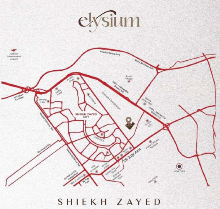 كمبوند اليسيوم الشيخ زايد Elysium Zayed كمبوند اليسيوم الشيخ زايد Elysium Zayed