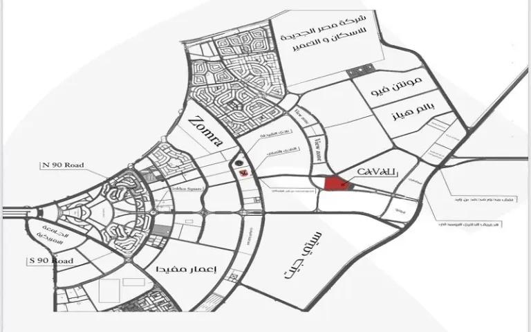 موقع كمبوند كفالي ريزيدنس التجمع الخامس