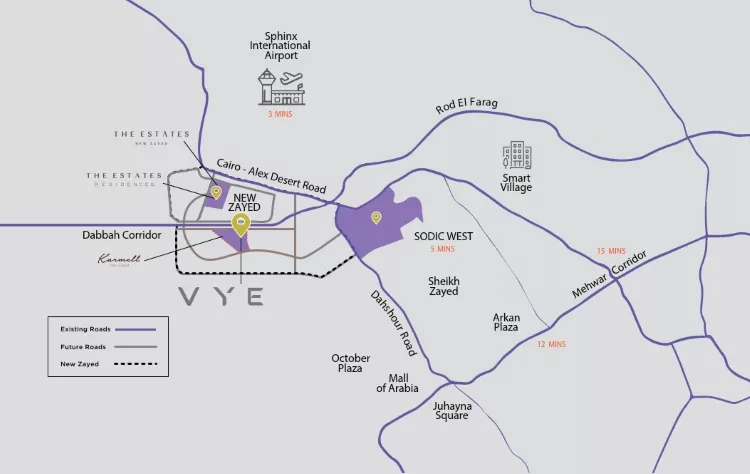 كمبوند فاي زايد الجديدة موقع كمبوند فاي زايد الجديدة