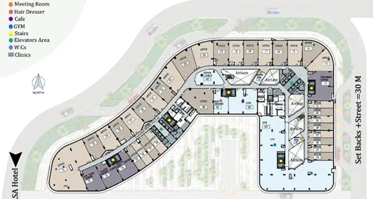 مول روك كابيتال 1 العاصمة الإدارية الجديدة تصميم مول روك كابيتال 1 العاصمة الإدارية