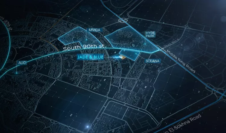 كمبوند جادي أند بلو التجمع الخامس موقع كمبوند جادي أند بلو التجمع الخامس