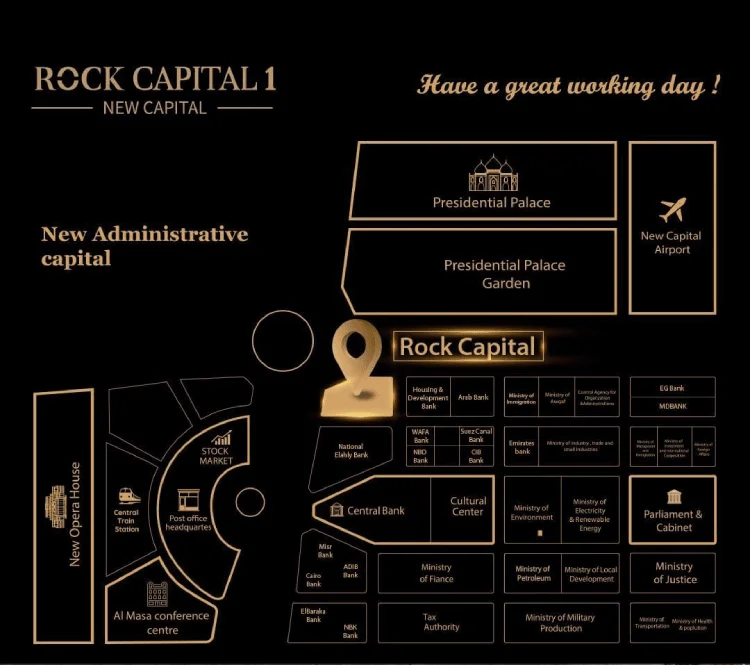 مول روك كابيتال 1 العاصمة الإدارية الجديدة موقع مول روك كابيتال 1 العاصمة الإدارية