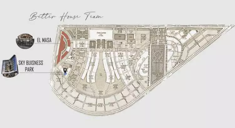 موقع مول سكاي بيزنس بارك العاصمة الإدارية الجديدة