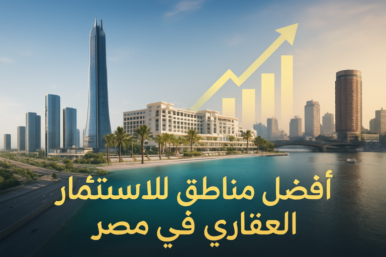 أفضل مناطق للاستثمار العقاري في مصر