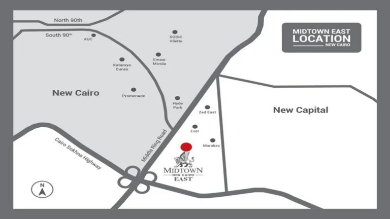 كمبوند ميدتاون إيست التجمع السادس Midtown East Sixth Settlement كمبوند ميدتاون إيست التجمع السادس Midtown East Sixth Settlement