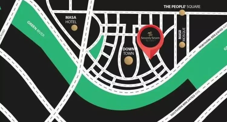 مول 77 بيزنس كومبلكس العاصمة الادارية الجديدة موقع 77 بيزنس كومبلكس العاصمة الادارية