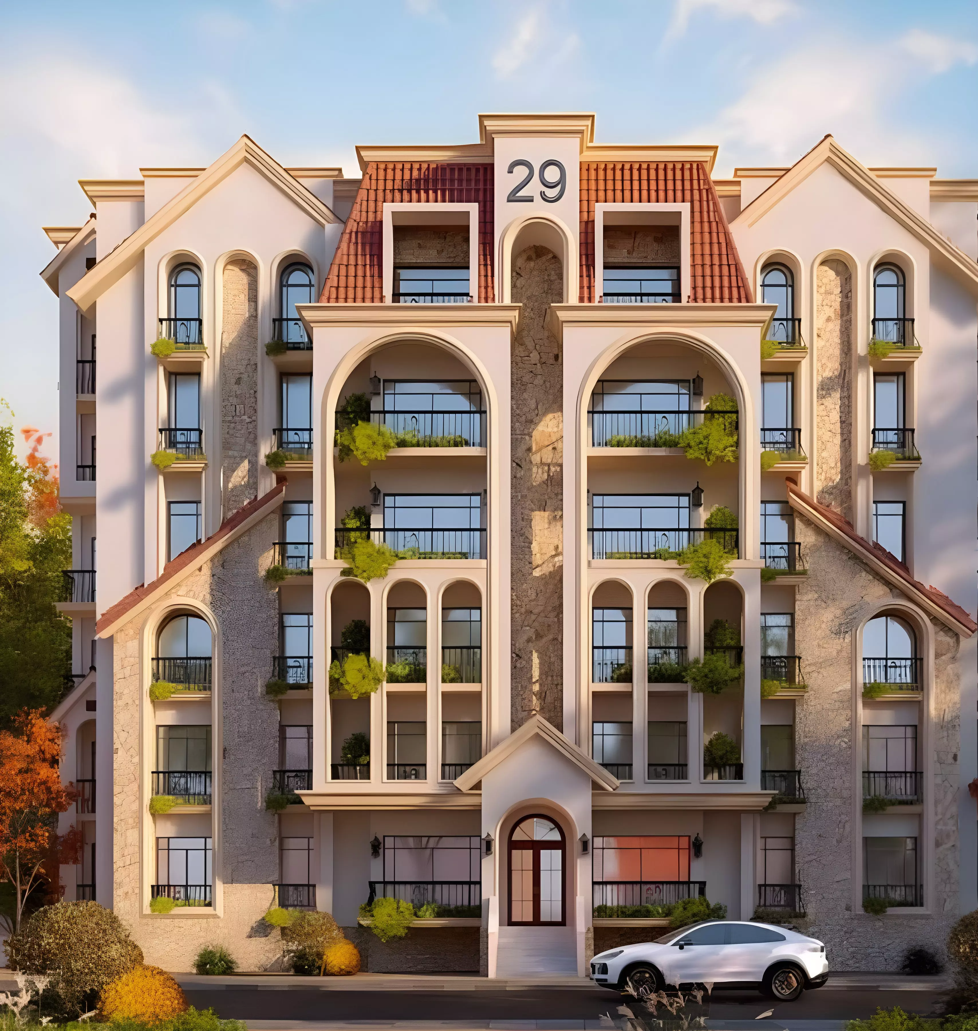 صور Jiwar في New Cairo التجمع السادس — وحدات المشروع